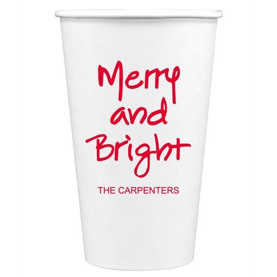 Studio Merry and Bright Paper Coffee Cups